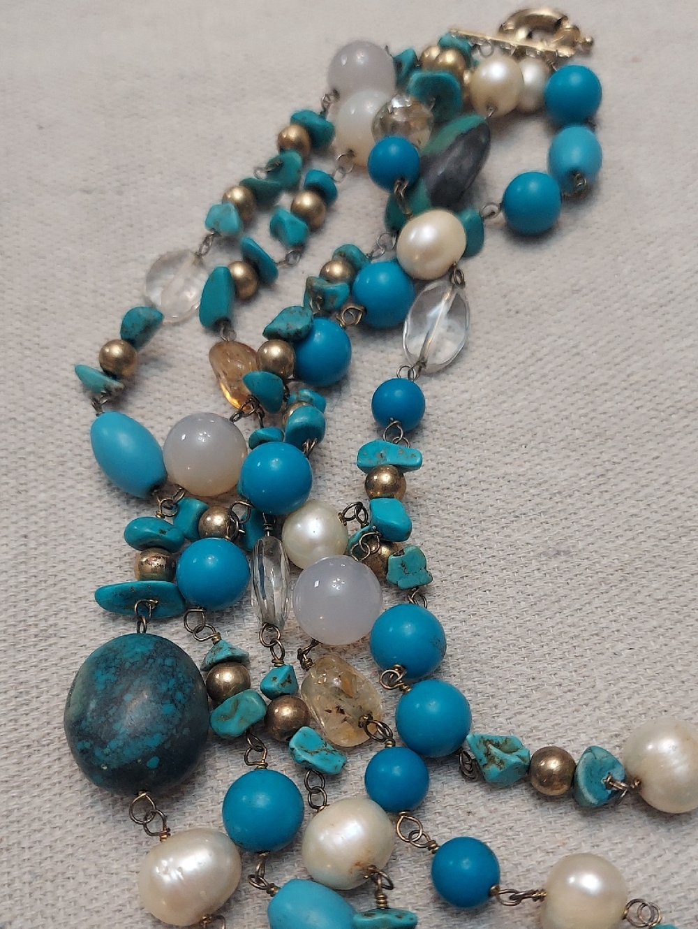 Multi-strand Turquoise Set - Picture 5 of 8